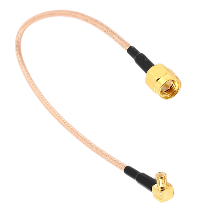 公头 MCX 直角转公头 SMA 尾纤电缆 RG-316