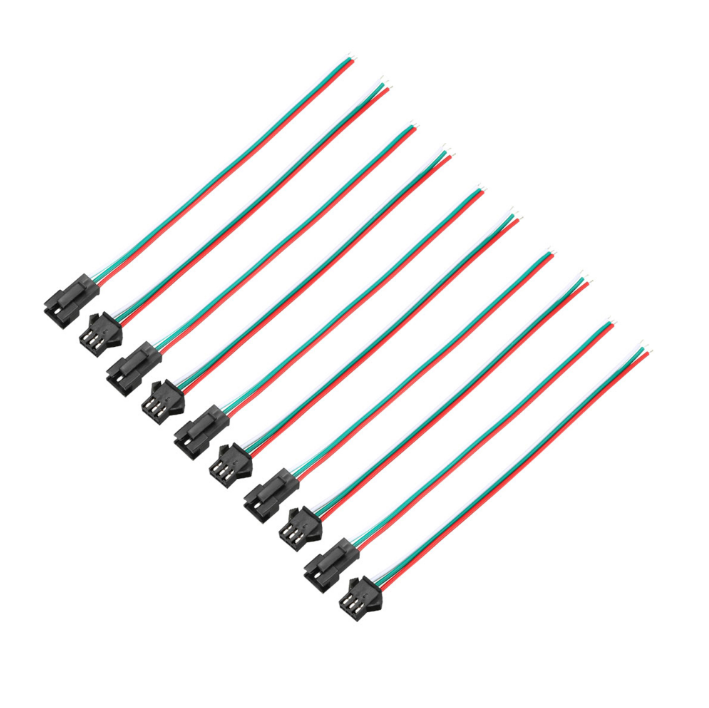 电线 3 针公母插头电缆适用于 5050 3528 5630 LED 灯带