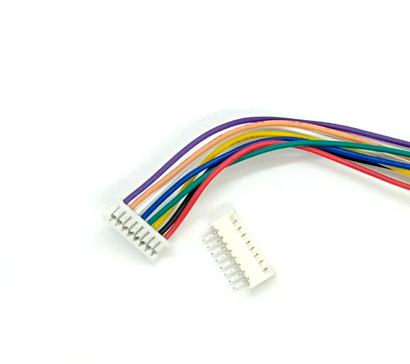 定制高品质 8 针 jst-xh 1.25 公/母电缆连接器