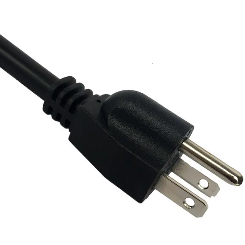 美国电源线(US Power Cord) NEMA 5-15P UL认证交流电源线插头线