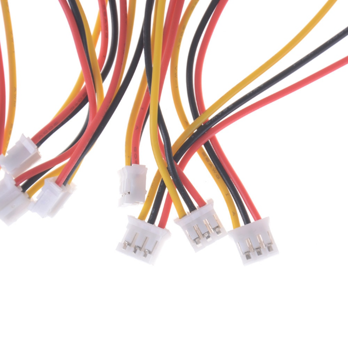 Mini Micro JST 2.0mm PH 3 针连接器插头带电线电缆 200MM PCB 电缆