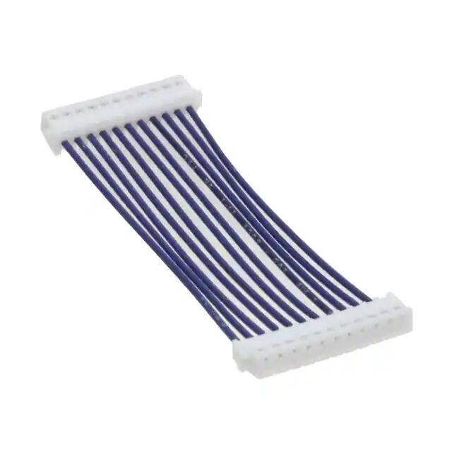 2.0 毫米间距 KR 标准目录 JST 电缆组件 2 UL1061 26 AWG 蓝色