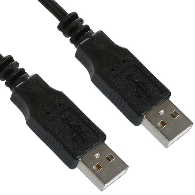 从公 A 到公 A 的 USB 2.0 电缆，用于数据传输和充电