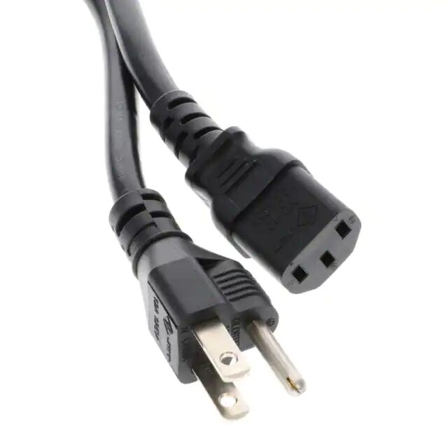 电源线电缆组件 NEMA 5-15p 符合 IEC 320-c13 16 AWG