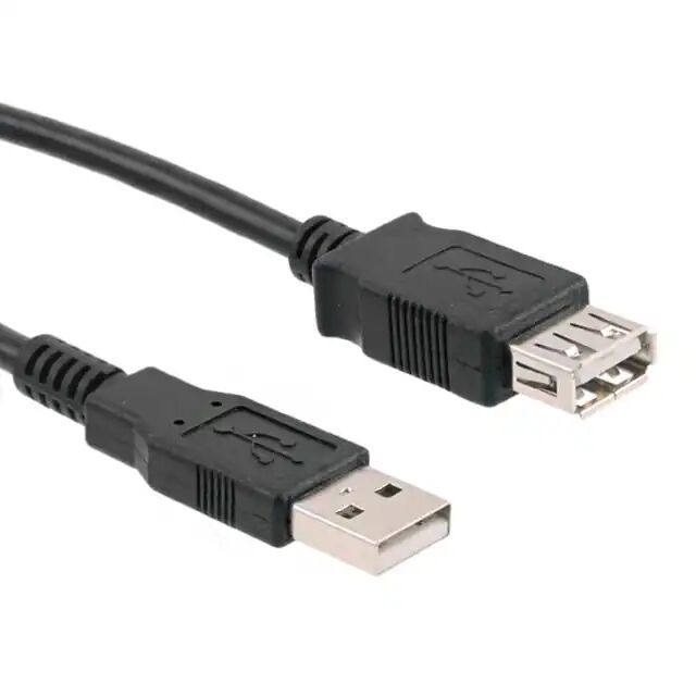USB 2.0 电缆公对母屏蔽 24 AWG 28 AWG