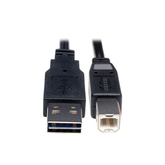 通用可逆 USB 2.0 电缆可逆 A 到 B 公头到公头