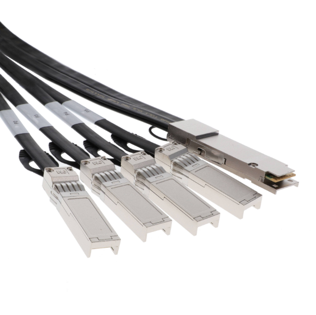 标准分类9SR-AD6-ABC-1.00 38 18 位置 QSFP28，SFP28（4） 插头至插头 3.28' 线束优质材料 稳定性能 锐诚达
