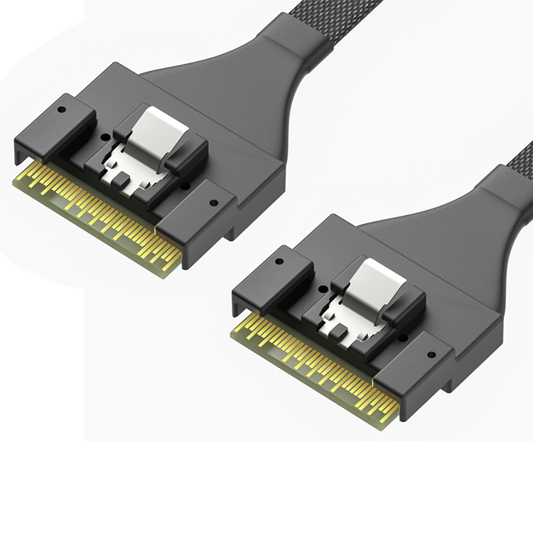 SlimSAS (SFF8654 8i) TO SlimSAS  (SFF8654 8i) 线束专业制造 按需定制 锐诚达