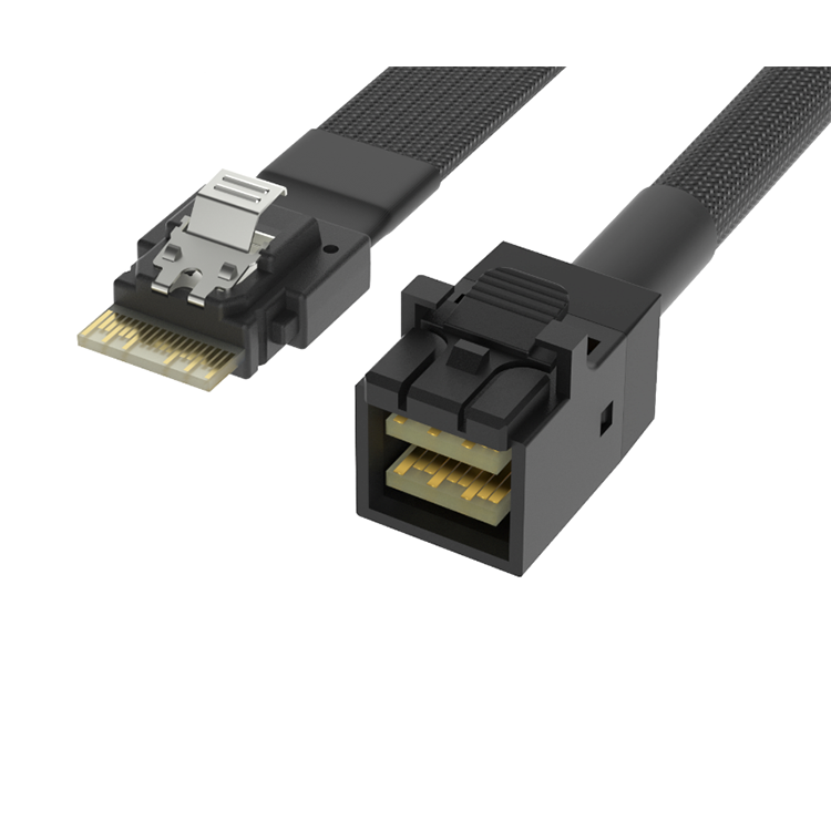 SlimSAS  (SFF8654 4i) TO Mini sas hd(SFF8643) 线束优质材料 稳定性能 锐诚达