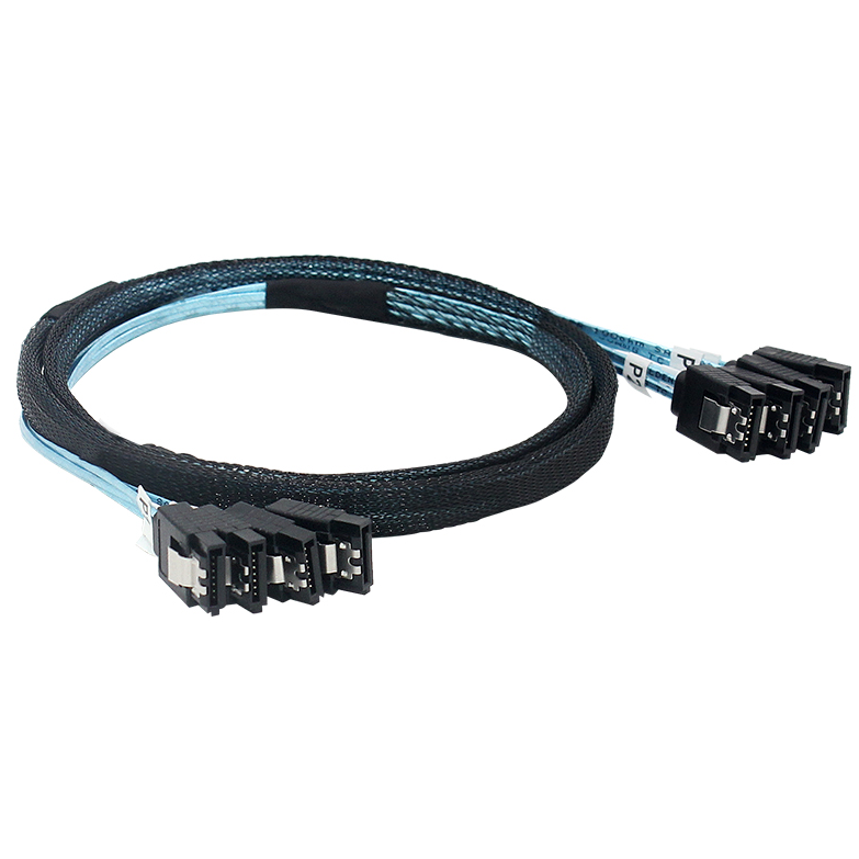 4*SATA 7PIN TO 4*SATA 7PIN 线束优质材料 稳定性能 锐诚达