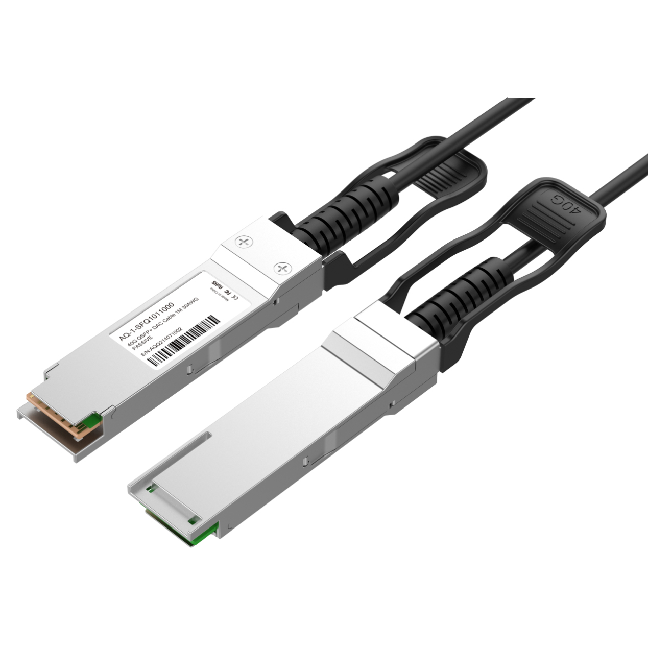 40G QSFP+ TO QSFP+无源不含MCU 线束优质材料 稳定性能 锐诚达