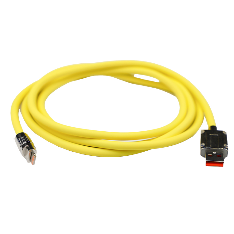 加粗锌合金数据线120W超级快充Typec安卓通用手机充电线厂家现货