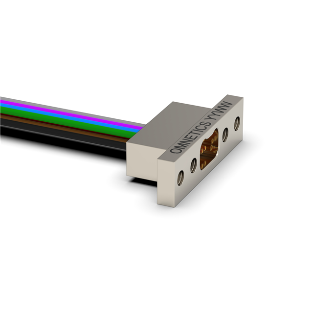 D-Sub 电缆组件 D 型，Nano-D 蓝色，带状 1.50'（457.20mm） 插座，母型插口 至 单条导线引线 无屏蔽 多样化选择 锐诚达