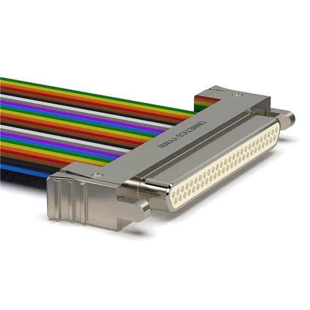 D-Sub 电缆组件 D 型，微型 D 多股，单股 1.50'（457.20mm） 插头，公引脚 至 单条导线引线 无屏蔽  多样化选择 锐诚达