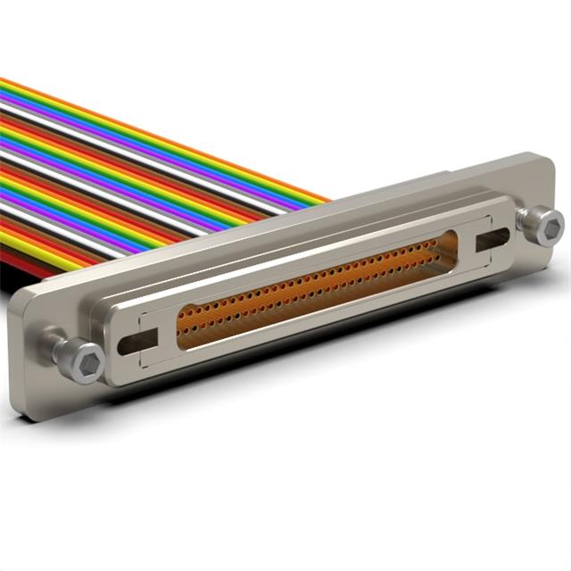 D-Sub 电缆组件 D 型，Nano-D 多股，单股 1.50'（457.20mm） 插座，母型插口 至 单条导线引线 无屏蔽 多样化选择 锐诚达