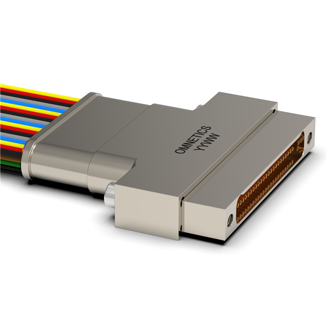 D-Sub 电缆组件 D 型，Nano-D 蓝色，带状 1.50'（457.20mm） 插座，母型插口 至 单条导线引线 无屏蔽 多样化选择 锐诚达