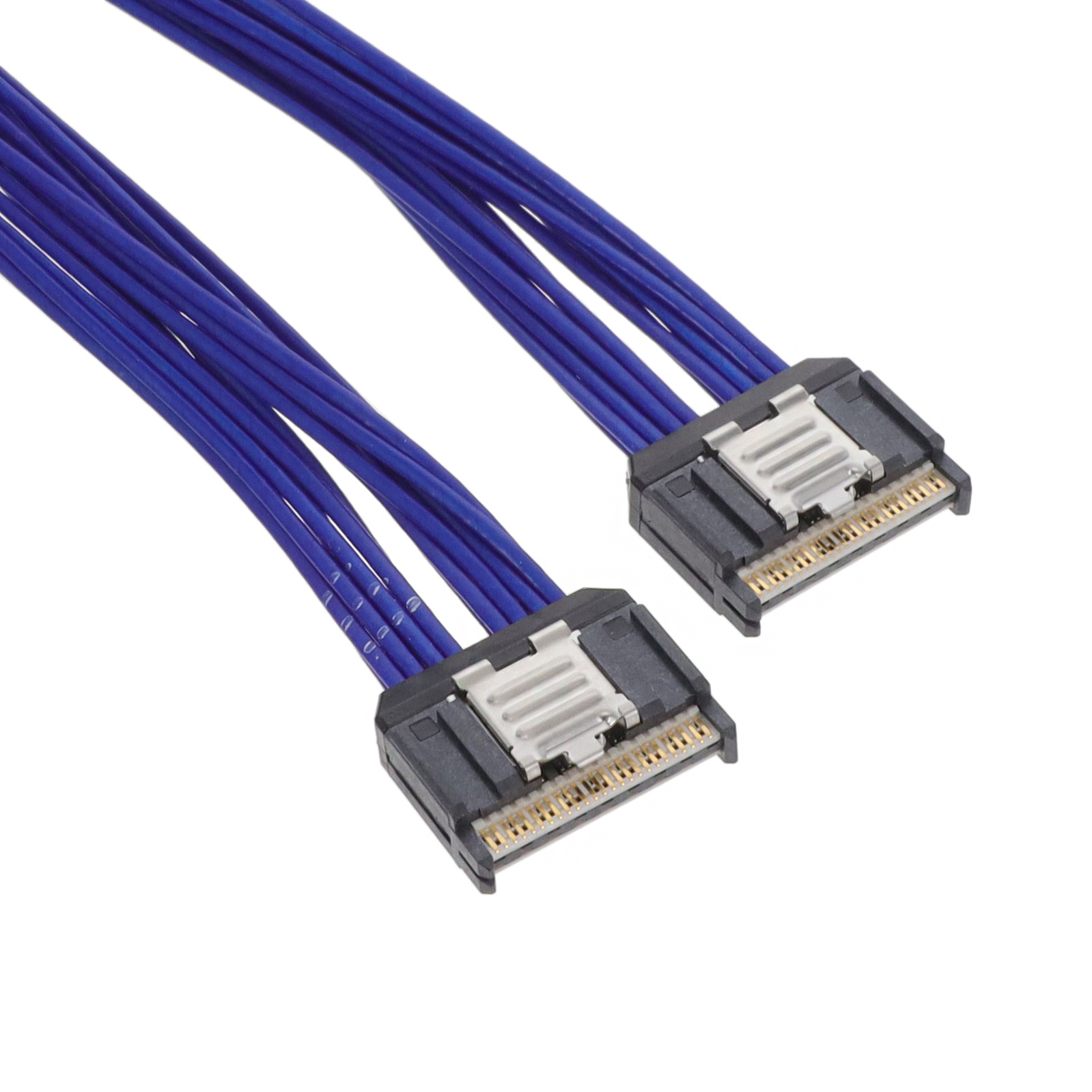 32 18 位置 插头至插头 2.00'（609.60mm） 蓝色 屏蔽 多样化选择 锐诚达