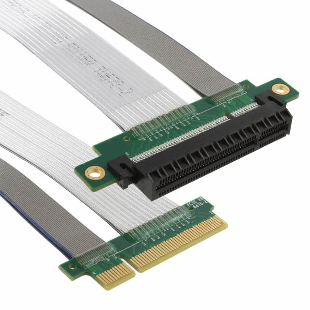 98 18 位置 PCIe x8 插座转边缘卡 1.64'（500.00mm） 银 屏蔽 多样化选择 锐诚达