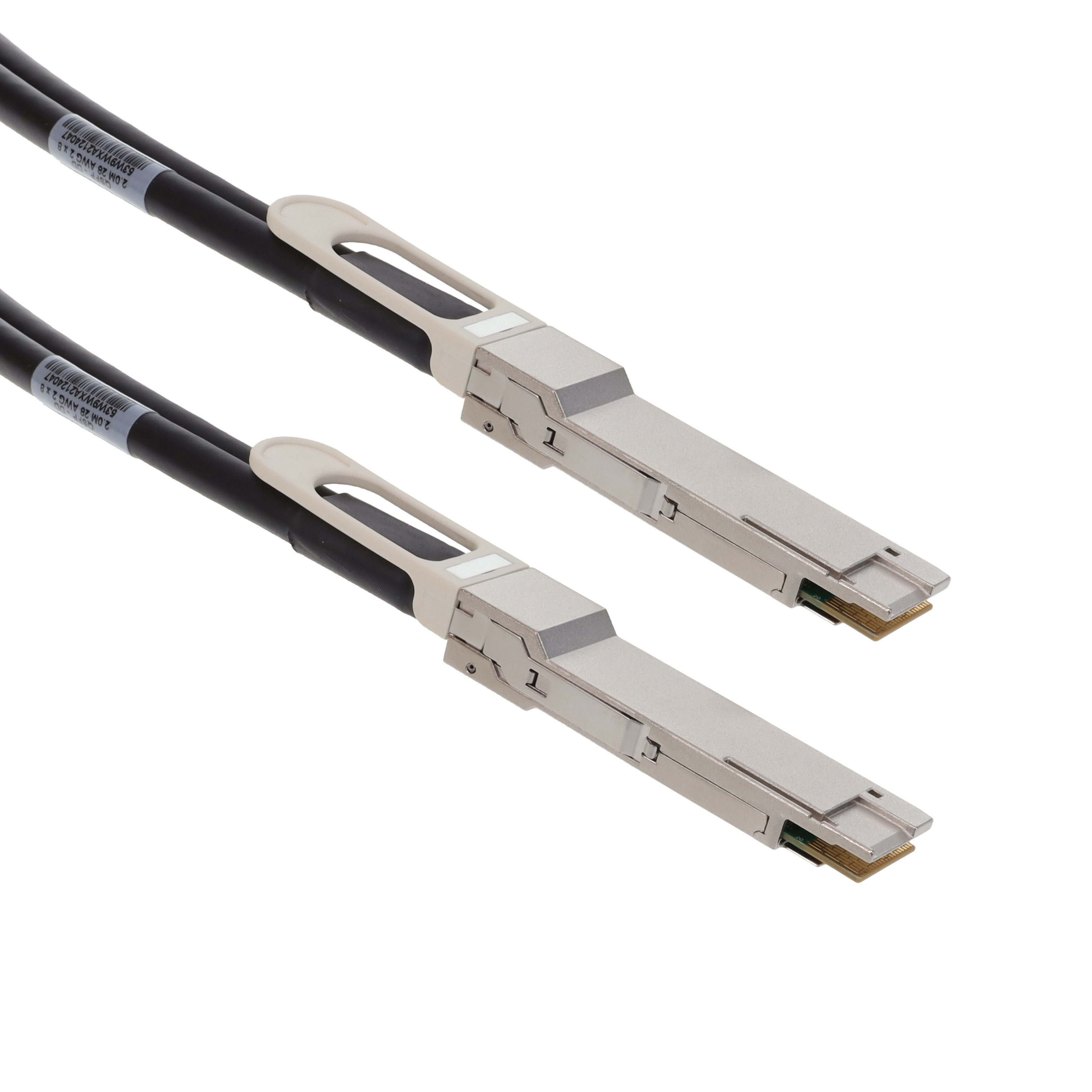 76 18 位置 QSFP-DD 插头至插头 3.28'（1.00m） 黑色 屏蔽 多样化选择 锐诚达