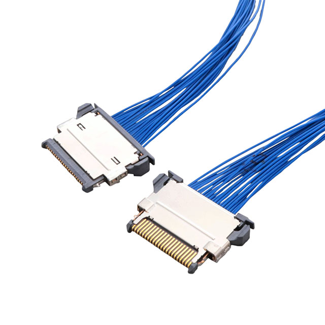 30 18 位置 插头至插头 1.67'（508.00mm） 蓝色 屏蔽 多样化选择 锐诚达