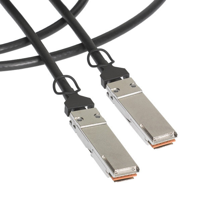 38 18 位置 zQSFP+ 插头至插头 1.64'（500.00mm） 黑色 无屏蔽 多样化选择 锐诚达