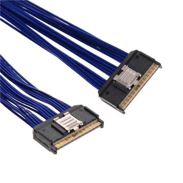 48 18 位置 插头至插头 2.00'（609.60mm） 蓝色 屏蔽 多样化选择 锐诚达