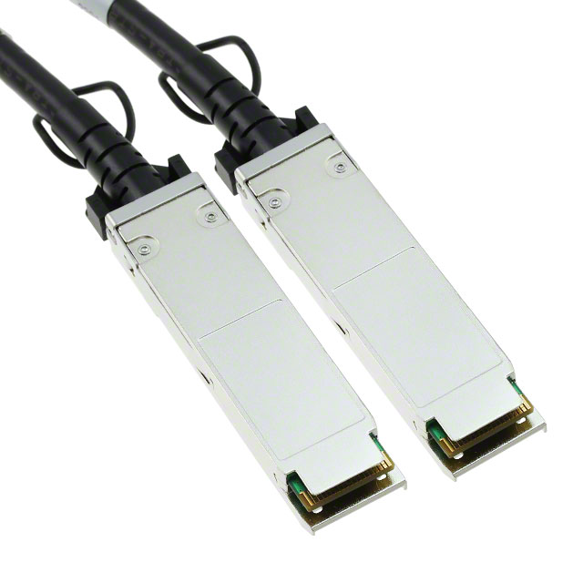 38 18 位置 QSFP+ 插头至插头 9.84'（3.00m） 黑色 屏蔽  多样化选择 锐诚达