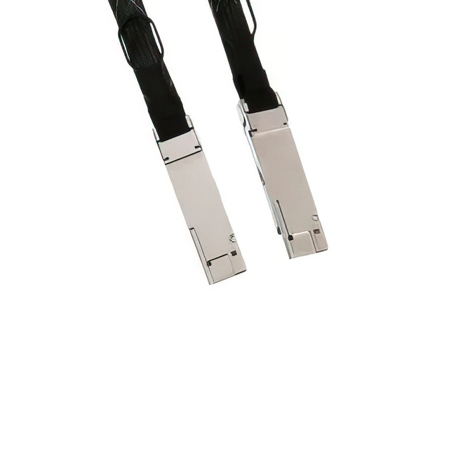76 18 位置 QSFP-DD 插头至插头 2.46'（750.00mm） 黑色 无屏蔽多样化选择 锐诚达