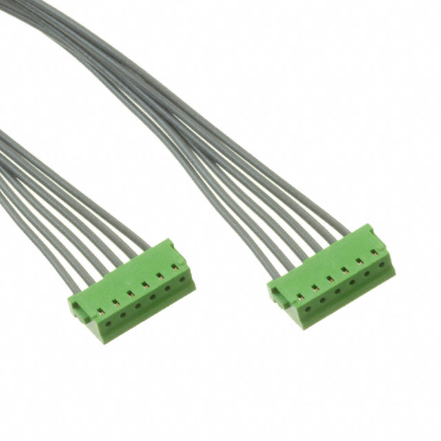 6 矩形电缆组件 插口至插口 0.667'（203.20mm，8.00