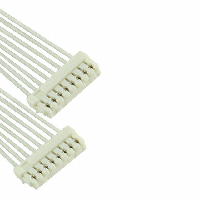 8 矩形电缆组件 插口至插口，反向 0.333'（101.60mm，4.00