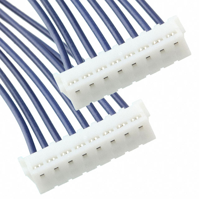 8 矩形电缆组件 插口至插口，反向 1.00'（304.80mm） 多样化选择 锐诚达