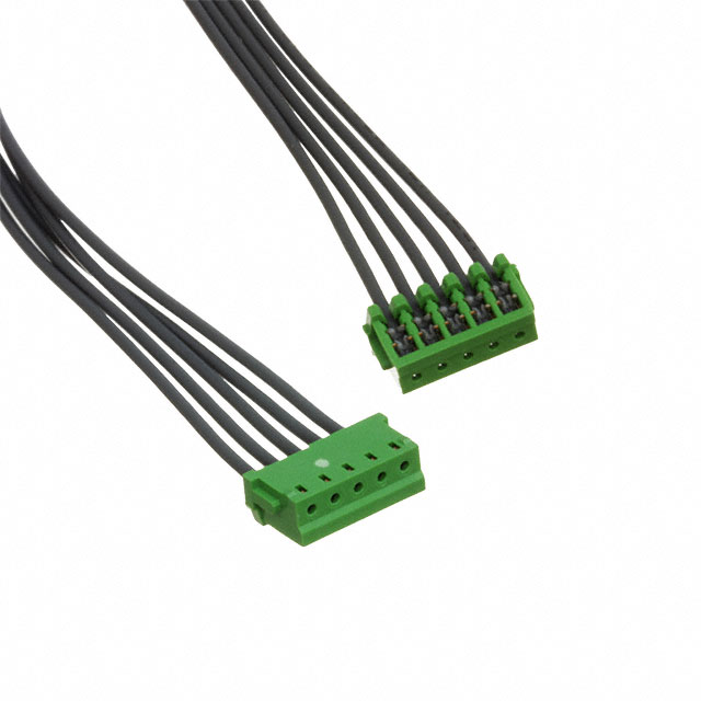 5 矩形电缆组件 插口至插口，反向 1.00'（304.80mm） 多样化选择 锐诚达