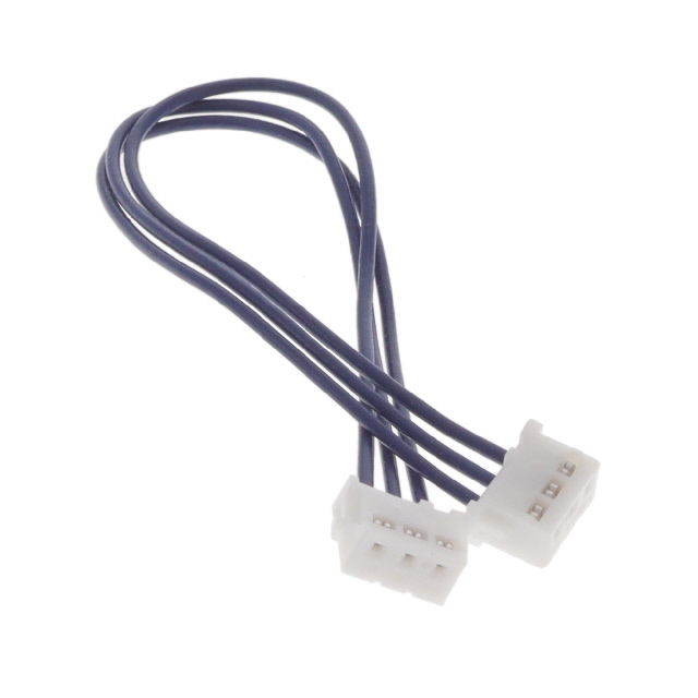 3 矩形电缆组件 插口至插口 0.333'（101.60mm，4.00