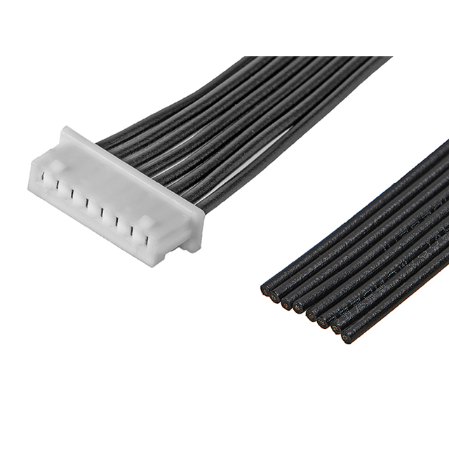 8 矩形电缆组件 插口至单条导线引线 1.39'（425.00mm）多样化选择 锐诚达