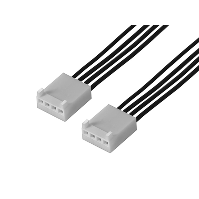 4 矩形电缆组件 插口至插口 0.984'（300.00mm，11.81