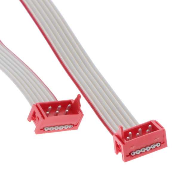 6 矩形电缆组件 插头至插头 0.820'（250.00mm，9.84