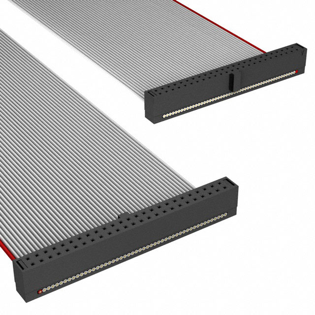 50 矩形电缆组件 插口至插口 0.500'（152.40mm，6.00