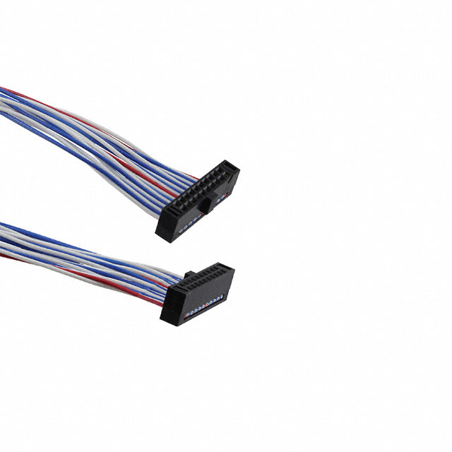 20 矩形电缆组件 插口至插口 0.731'（222.76mm，8.77