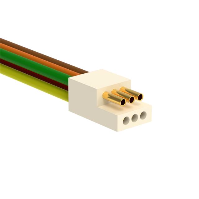6 矩形电缆组件 插头和插座到各根导线 1.50'（457.20mm）多样化选择 锐诚达