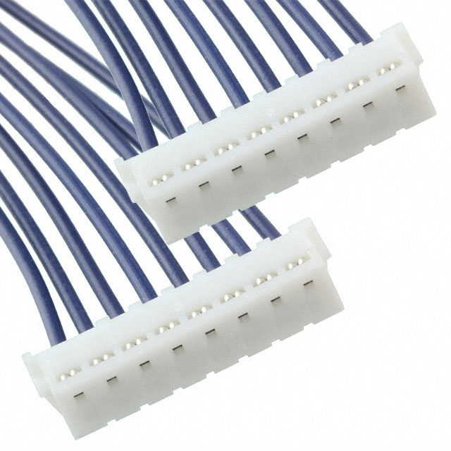 8 矩形电缆组件 插口至插口，反向 0.333'（101.60mm，4.00