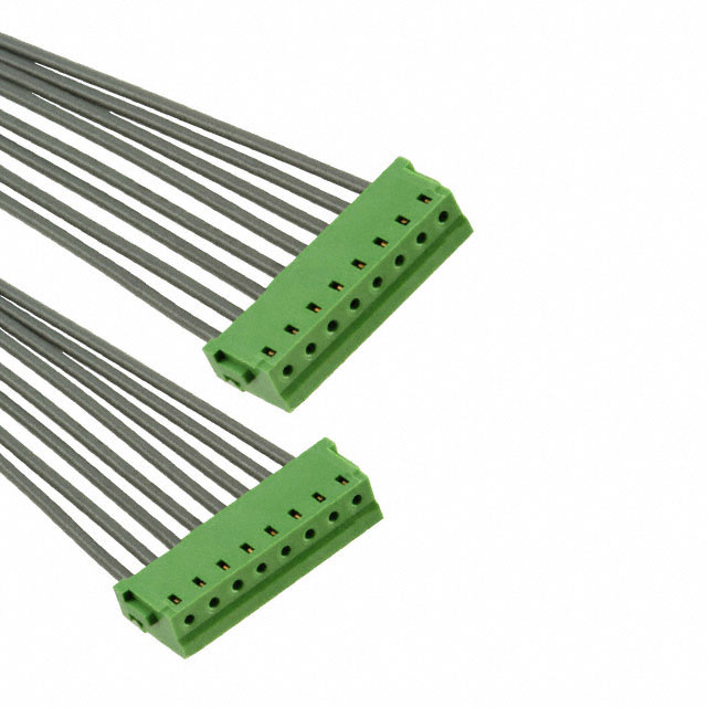 8 矩形电缆组件 插口至插口 0.167'（50.80mm，2.00