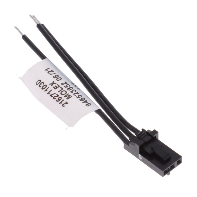 3 矩形电缆组件 插头和插座到各根导线 0.164'（50.00mm，1.97