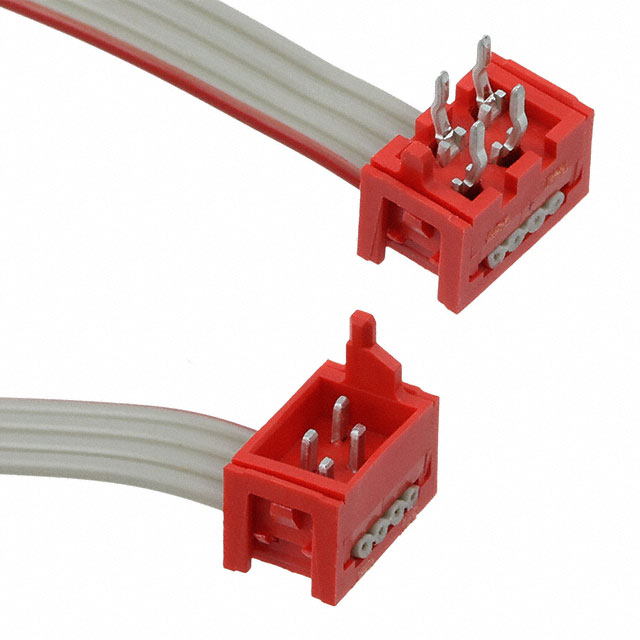 4 矩形电缆组件 Plug to PCB 0.656'（200.00mm，7.87