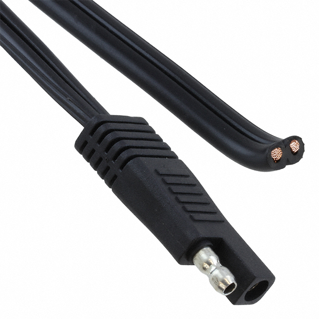 2 矩形电缆组件 SAE 连接器到电缆 2.00'（609.60mm）多样化选择 锐诚达