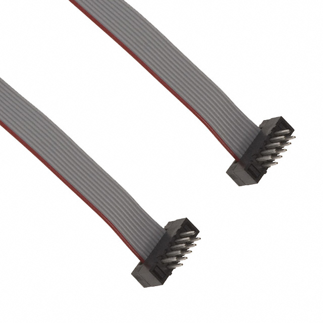 10 矩形电缆组件 插头至插头 0.500'（152.40mm，6.00