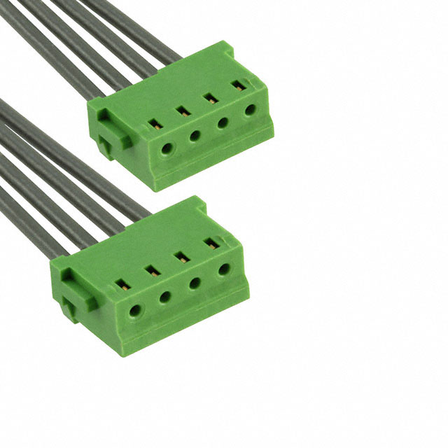 4 矩形电缆组件 插口至插口 0.167'（50.80mm，2.00