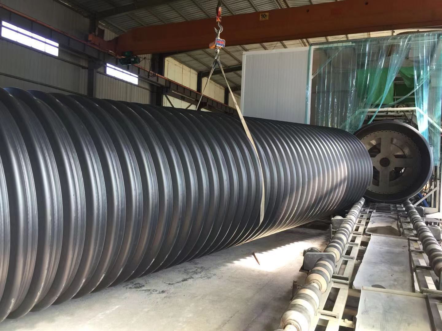 钢带增强聚乙烯螺旋波纹管