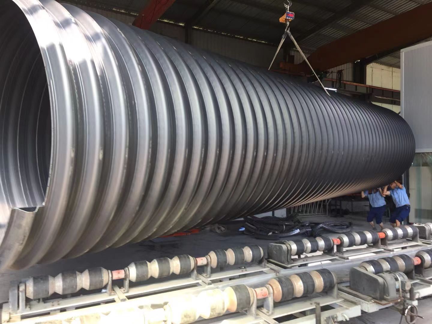 钢带增强聚乙烯螺旋波纹管