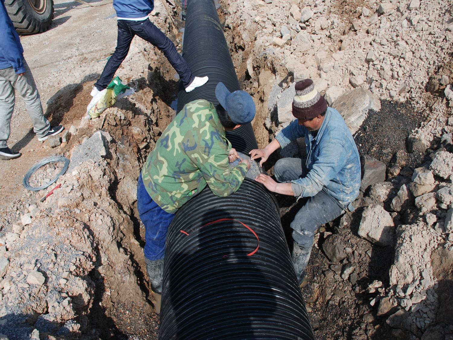 HDPE中空壁缠绕管