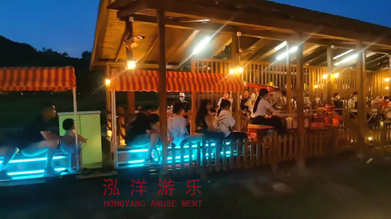 骑跨式轨道迷你小火车